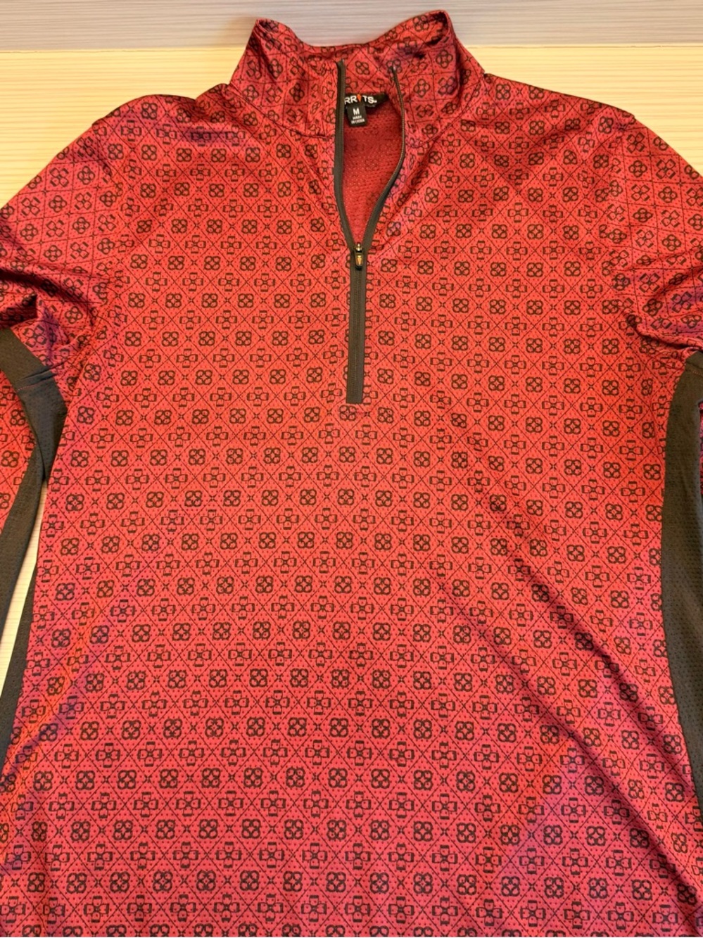 Lightweight material Rust Color Kerrits Quarter-Zip Equestrian Pullover